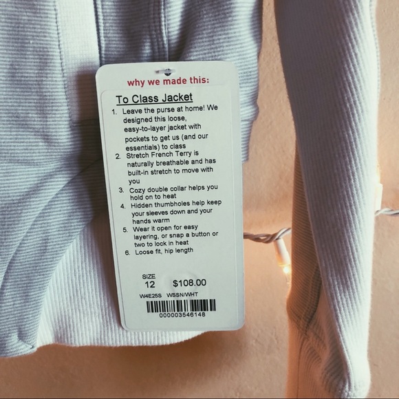 NWT Lululemon jacket - Picture 2 of 3